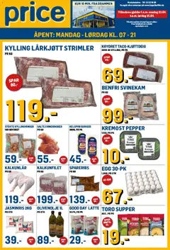 Forhåndsvisning av Price Lagerbutikk kundeavis gyldig fra 22.04.2026