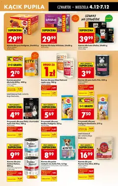 Pogląd oferty "Karma dla psów małych ras Activ Pet, 1,5 kg, z jagnięciną i warzywami, z kurczakiem i warzywami" - ważna od 04.12.2025 | Strona: 91 | Produkty: Jagnięcina, Pedigree, Karma dla psa, Wołowina