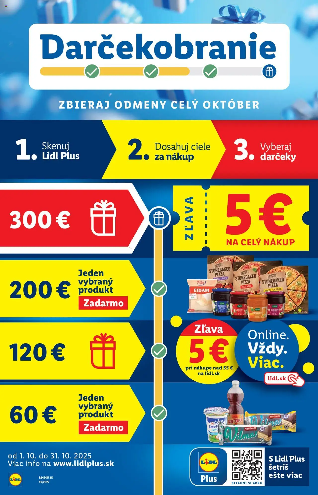 Nové Lidl akcie – leták je platný od 29.09.2025 | Strana: 62 | Produkty: Pizza, Smotana, Eidam