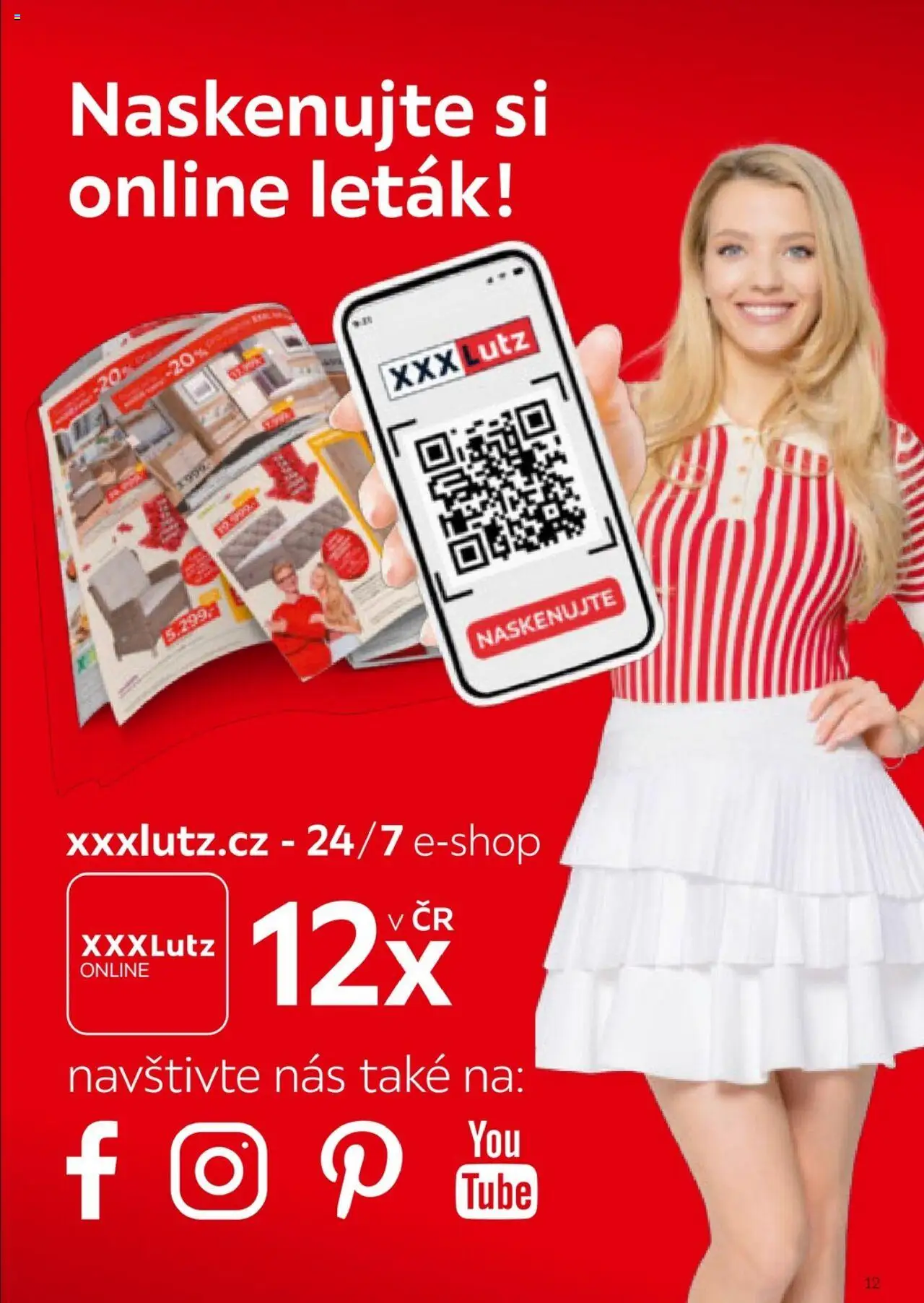 XXXLutz leták - Být věrným zákazníkem se vyplatí od 01.08.2025 | Strana: 12