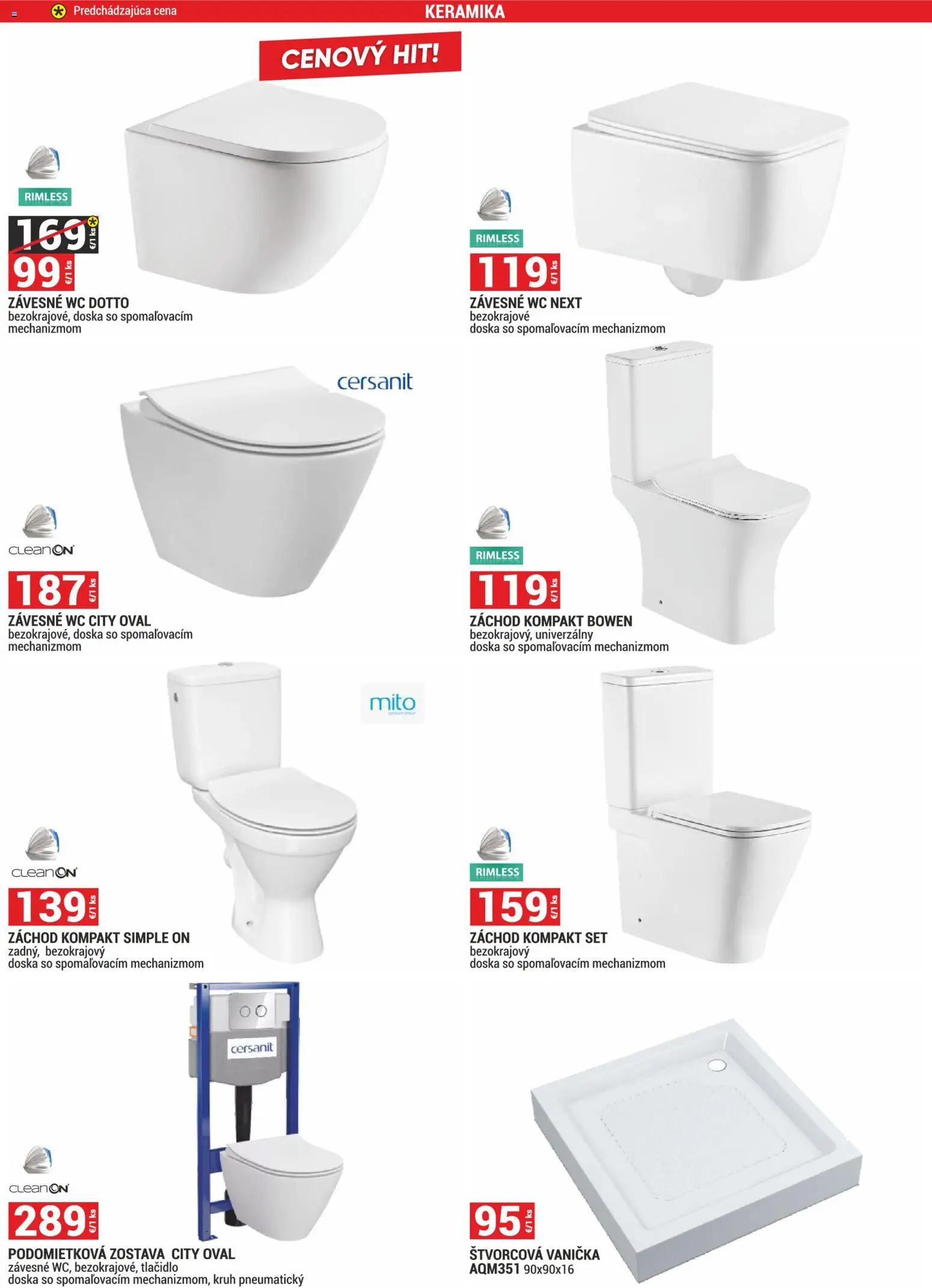 Nové Merkury Market akcie – leták je platný od 01.11.2025 | Strana: 53 | Produkty: Wc