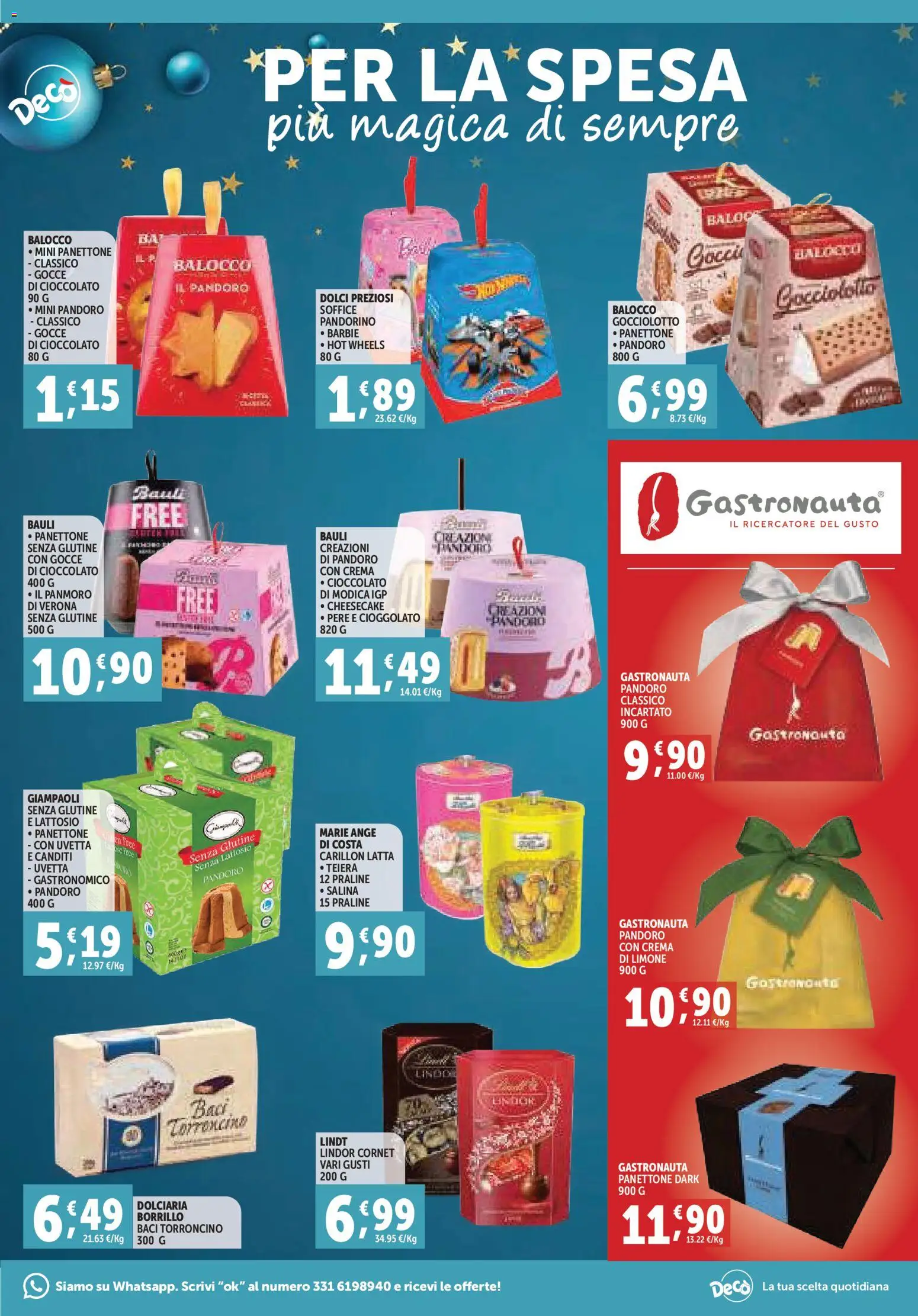 Volantino Decò del 07.11.2025 | Pagina: 13 | Prodotti: Crema, Cioccolato, Limone, Pandoro