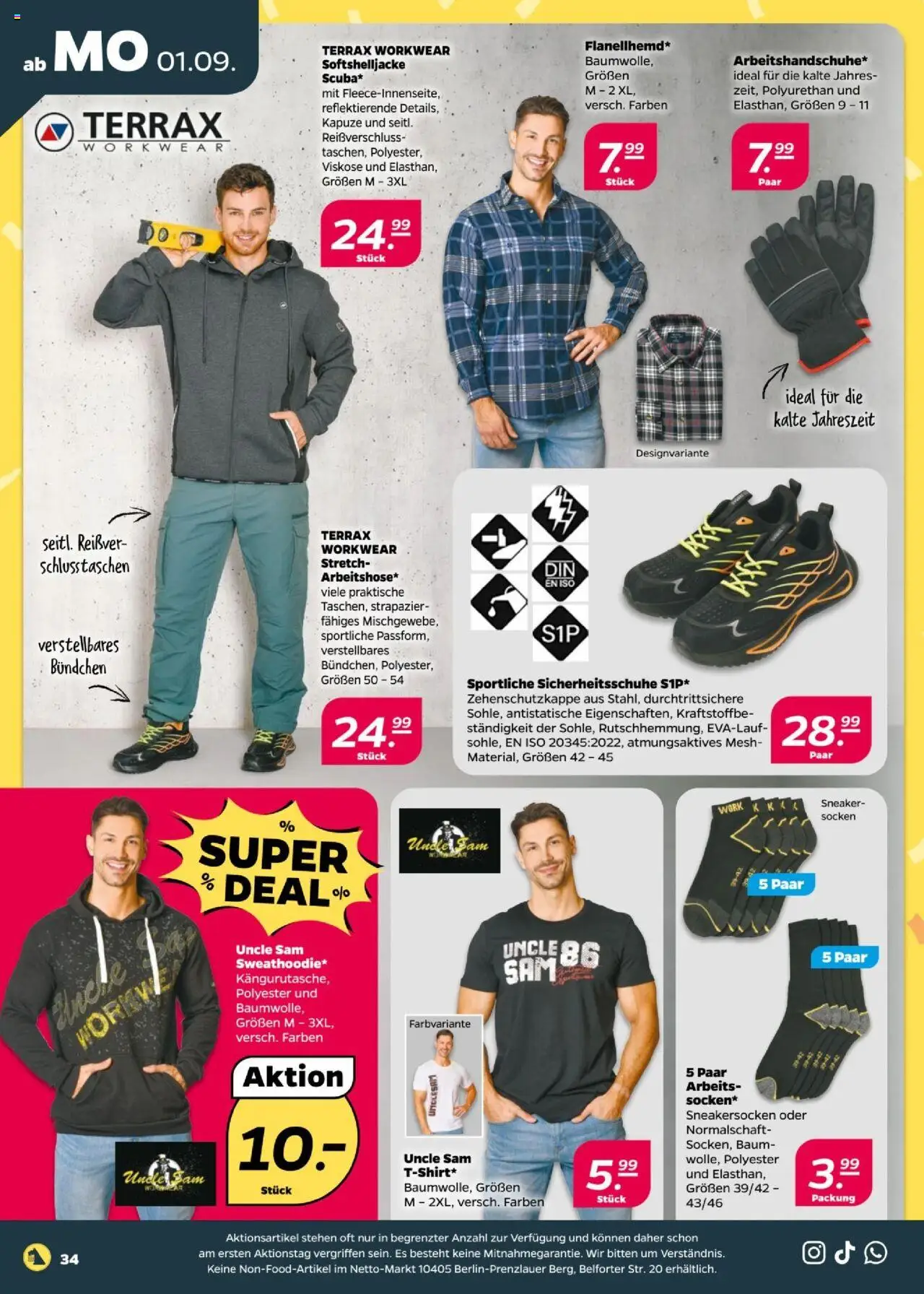 Netto Prospekt 	 - gültig ab dem 01.09.2025 | Seite: 34 | Produkte: Socken