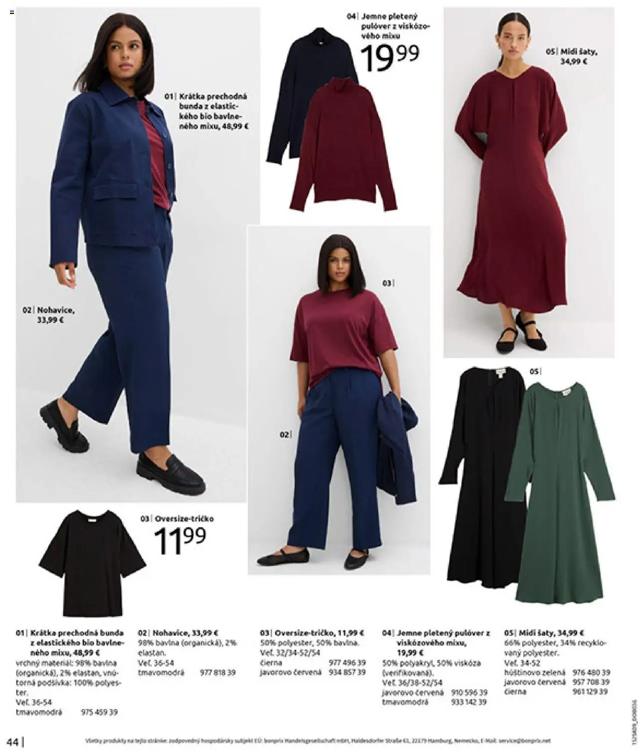 Nové Bonprix akcie – leták je platný od 23.09.2025 | Strana: 46 | Produkty: Bunda