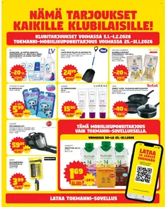Tokmanni-mainoslehti voimassa 26.01.2026 alkaen | Sivu: 9 | Tuotteet: CC cream, Kana, Kasvovoide, Lapio