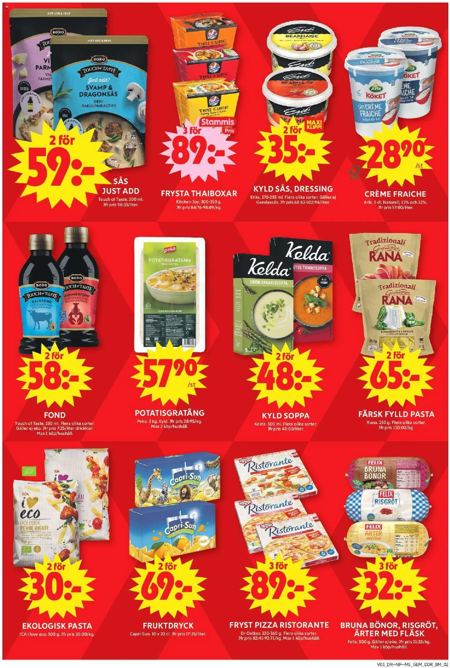 ICA Maxi reklamblad aktuell från 26.01.2026 | Sida: 6 | Produkter: Svamp, Creme fraiche, Fläsk, Soppa