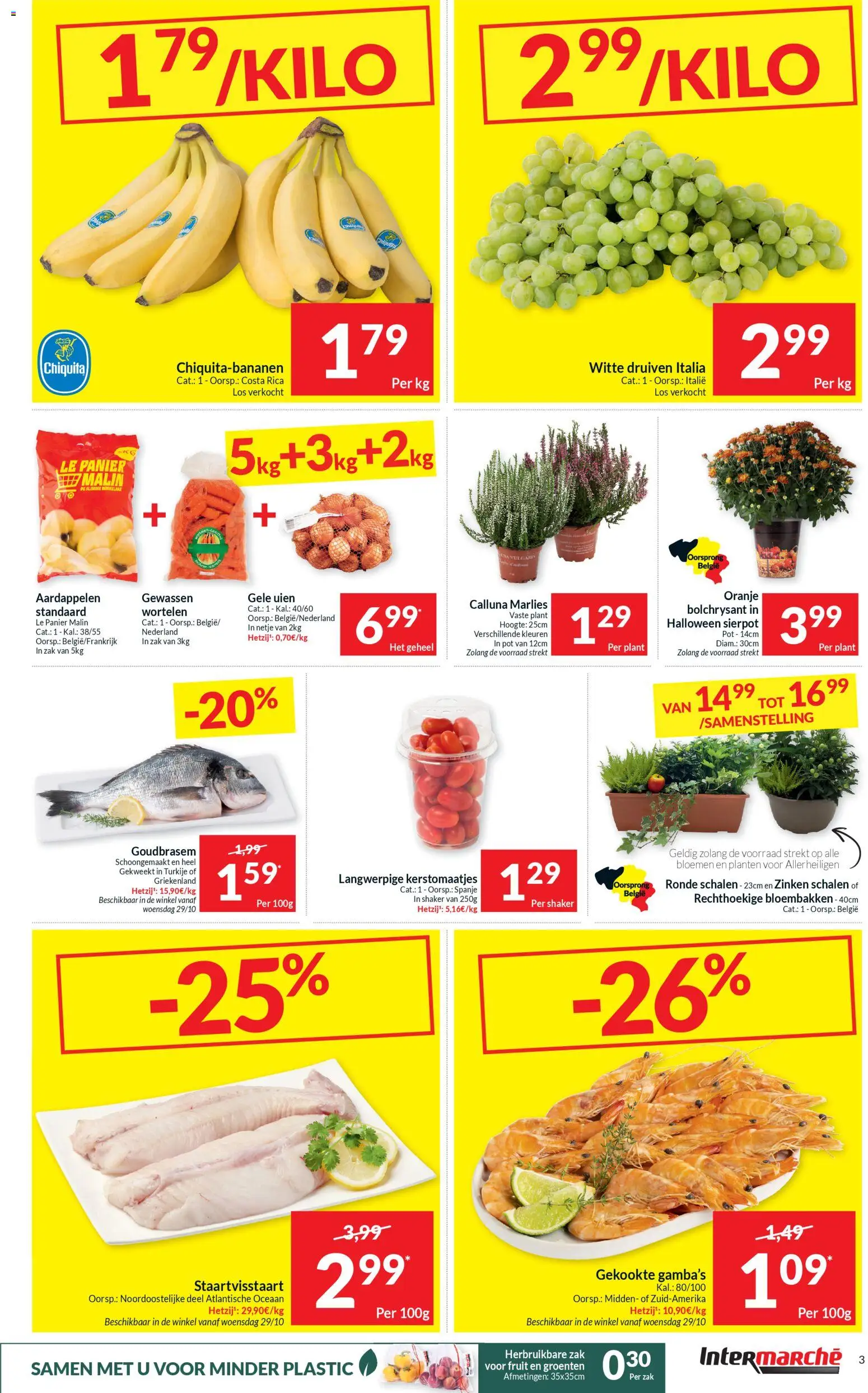 {H1} | Pagina: 3 | Producten: Bloemen, Zak, Fruit, Druiven
