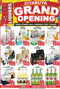 Boxer specials catalogue – valid from 21.11.2025