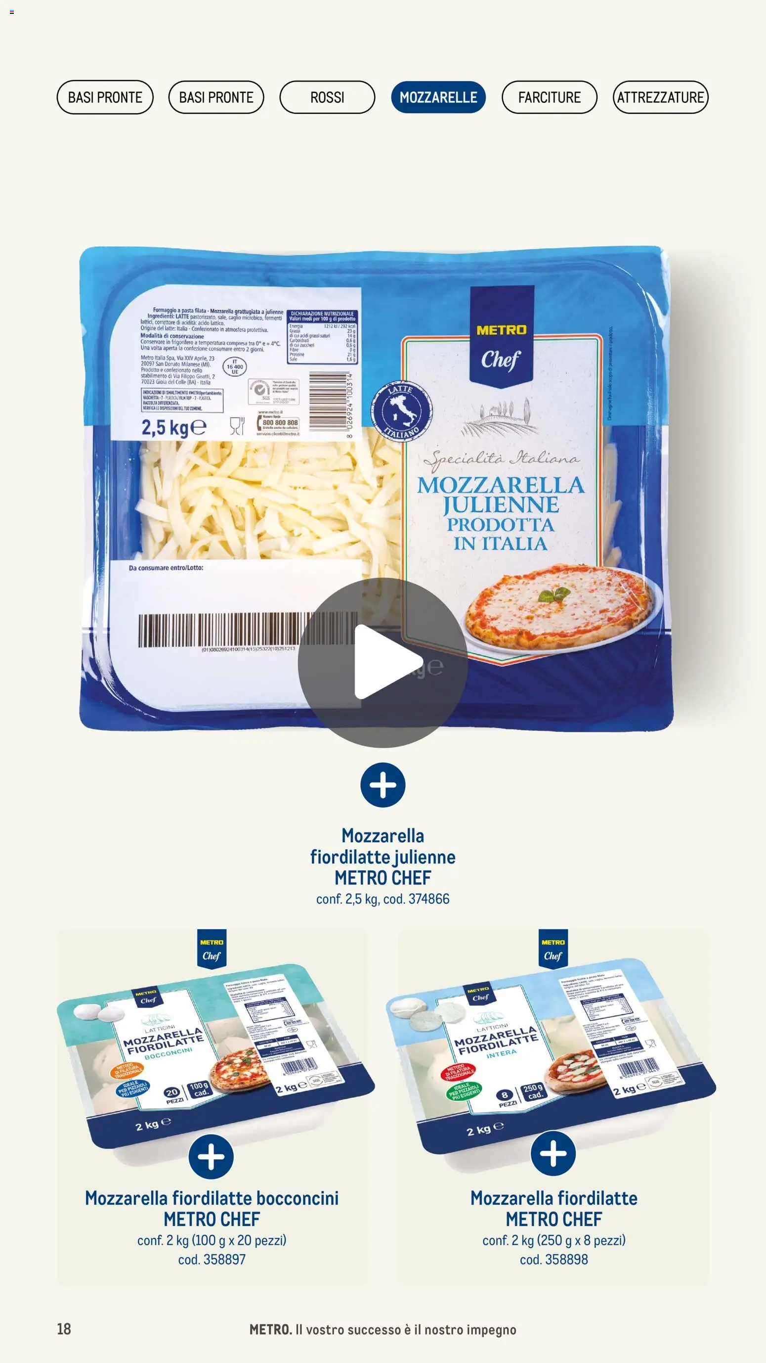 Volantino Metro del 08.01.2026 | Pagina: 18 | Prodotti: Sale, Top, Frigorifero, Correttore