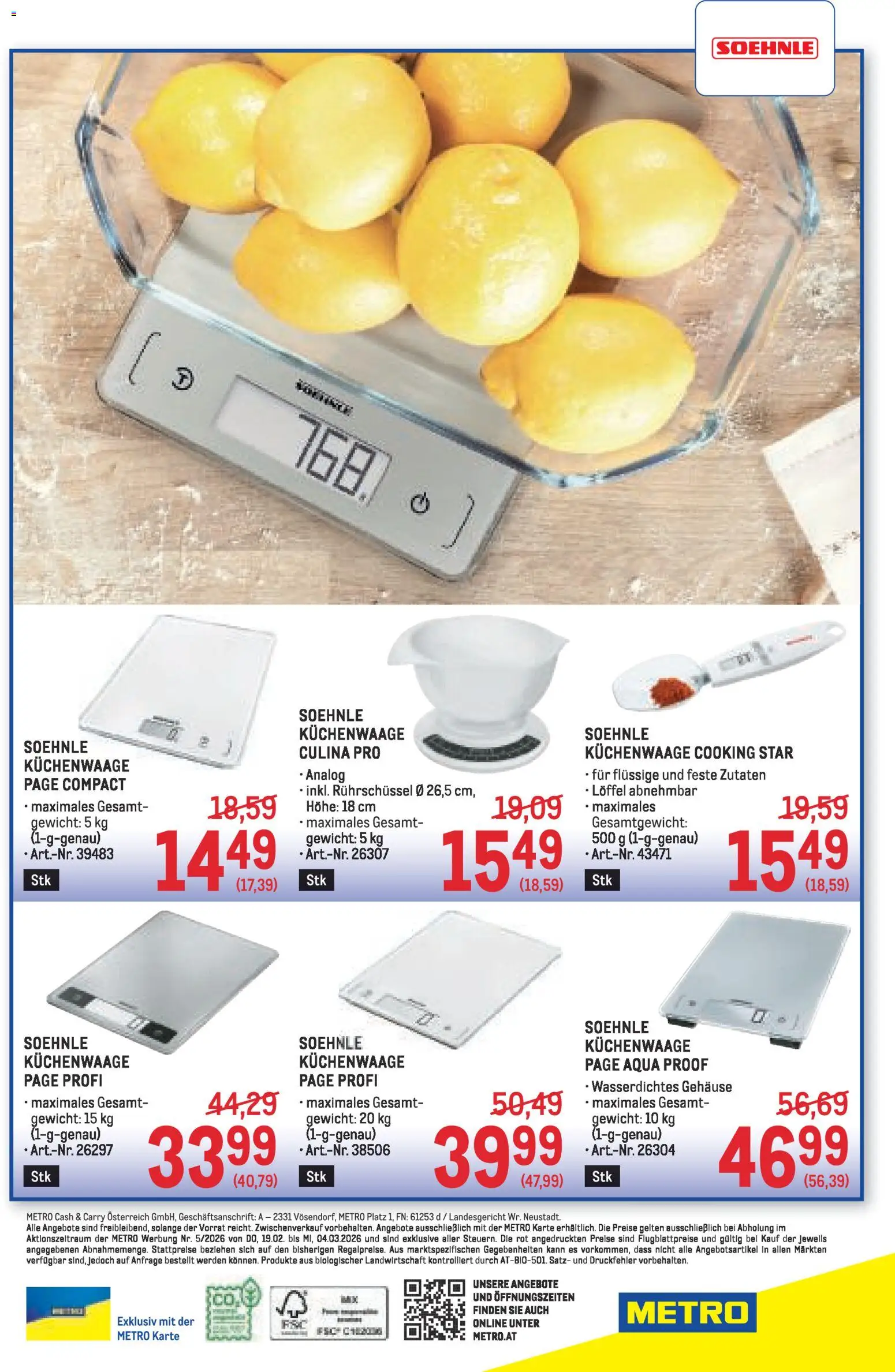 Metro Starke Marken gültig ab 19.02.2026 | Seite: 24 | Produkte: Gewicht