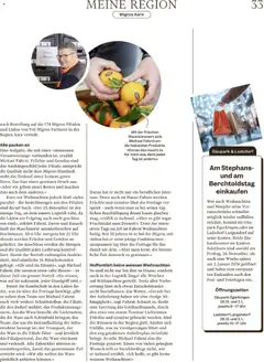 Migros Magazin ab 23.12.2025 gültig | Seite: 33 | Produkte: Gemüse, Früchte, Uhr