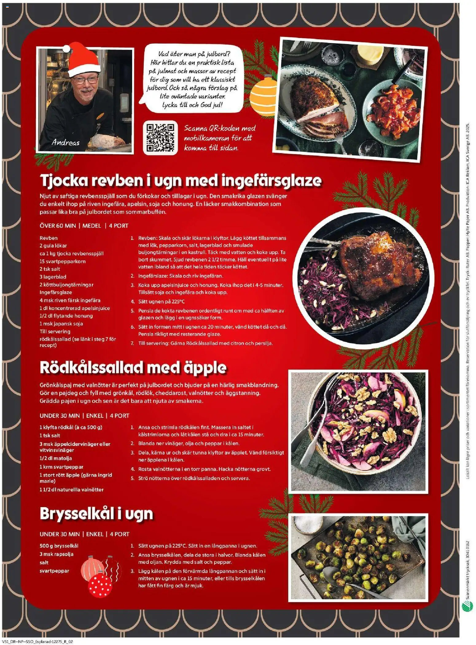 ICA Supermarket reklamblad aktuell från 15.12.2025 | Sida: 14 | Produkter: Salt, Äpple, Persilja, Rödkål