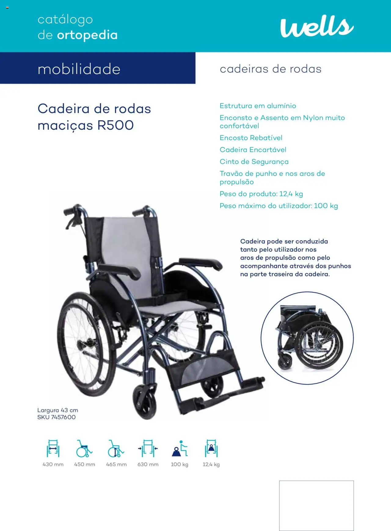 Well’s Catálogo de Ortopedia │ válido de 12.02.2024 | Página: 13 | Produtos: Cinto, Cadeira