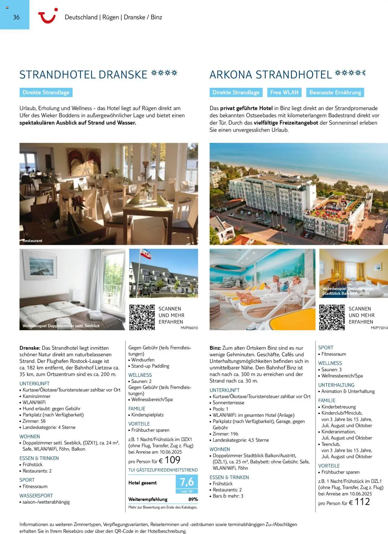 TUI Prospekt 	 – gültig ab 01.11.2024 | Seite: 36 | Produkte: Babybett, Föhn