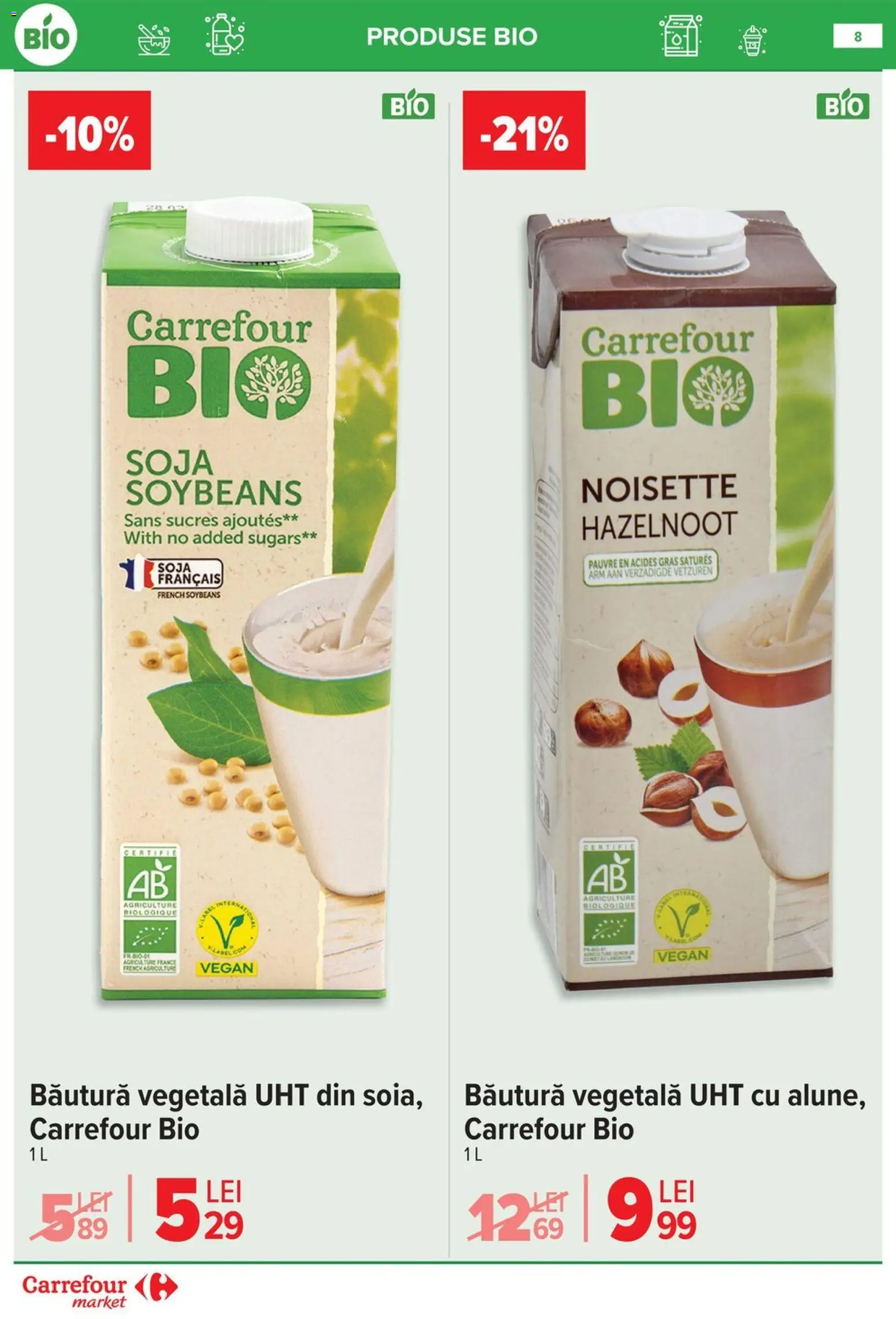 Noul catalog Carrefour – valabil de la 25.02.2026 | Pagină: 11 | Produse: Crenvurști, Lapte, Șuncă, Cereale