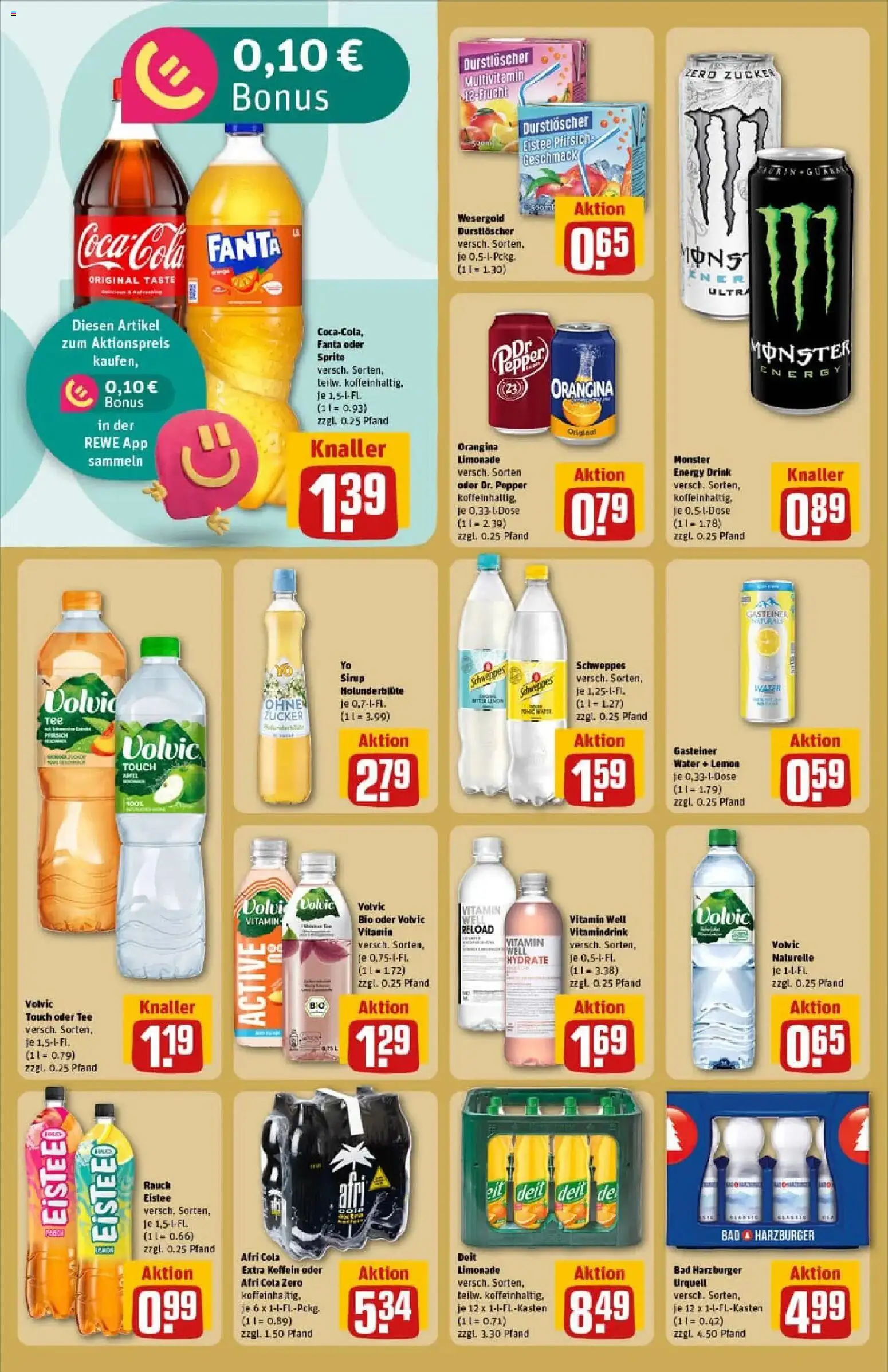 Rewe prospekt Pattensen	 – gültig ab 11.01.2026 | Seite: 16 | Produkte: Limonade, Volvic touch, Sirup, Schweppes