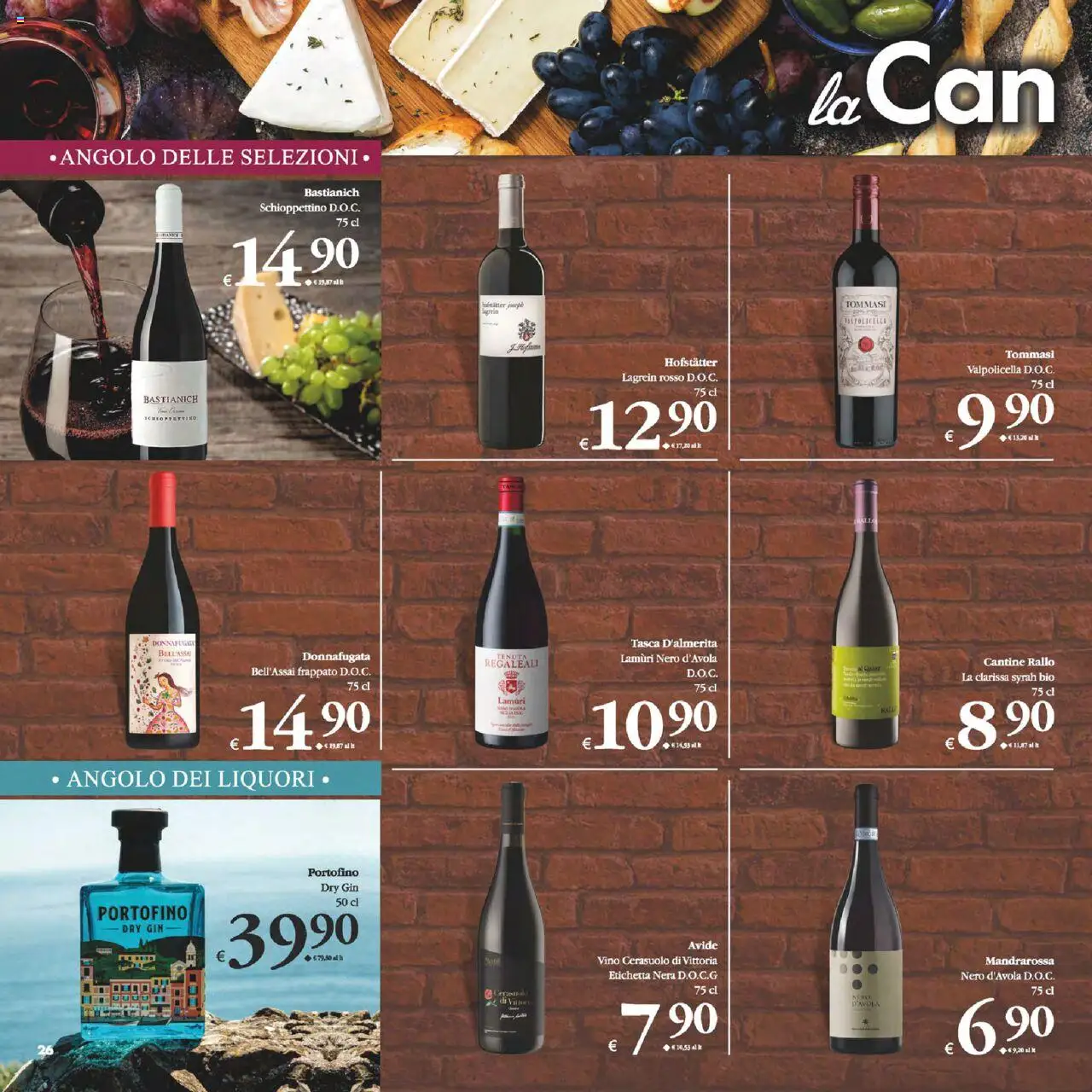 Volantino Decò del 12.09.2025 | Pagina: 26 | Prodotti: Gin, Vino