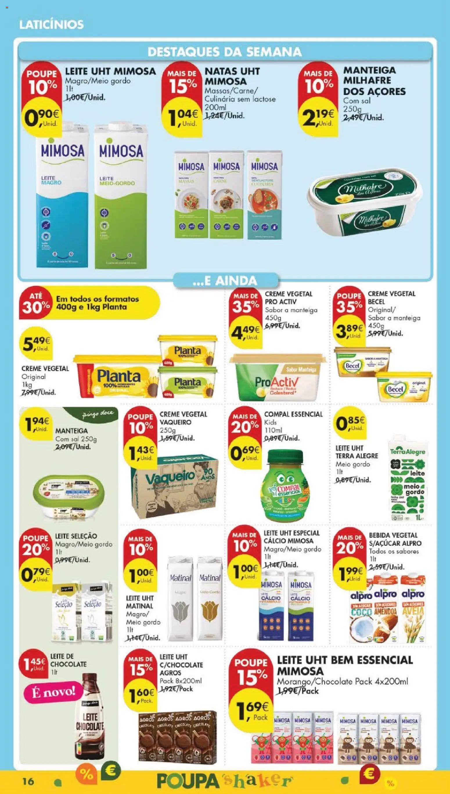 Pingo Doce folheto │ válido de 13.01.2026 | Página: 18 | Produtos: Cálcio, Sal, Manteiga, Natas