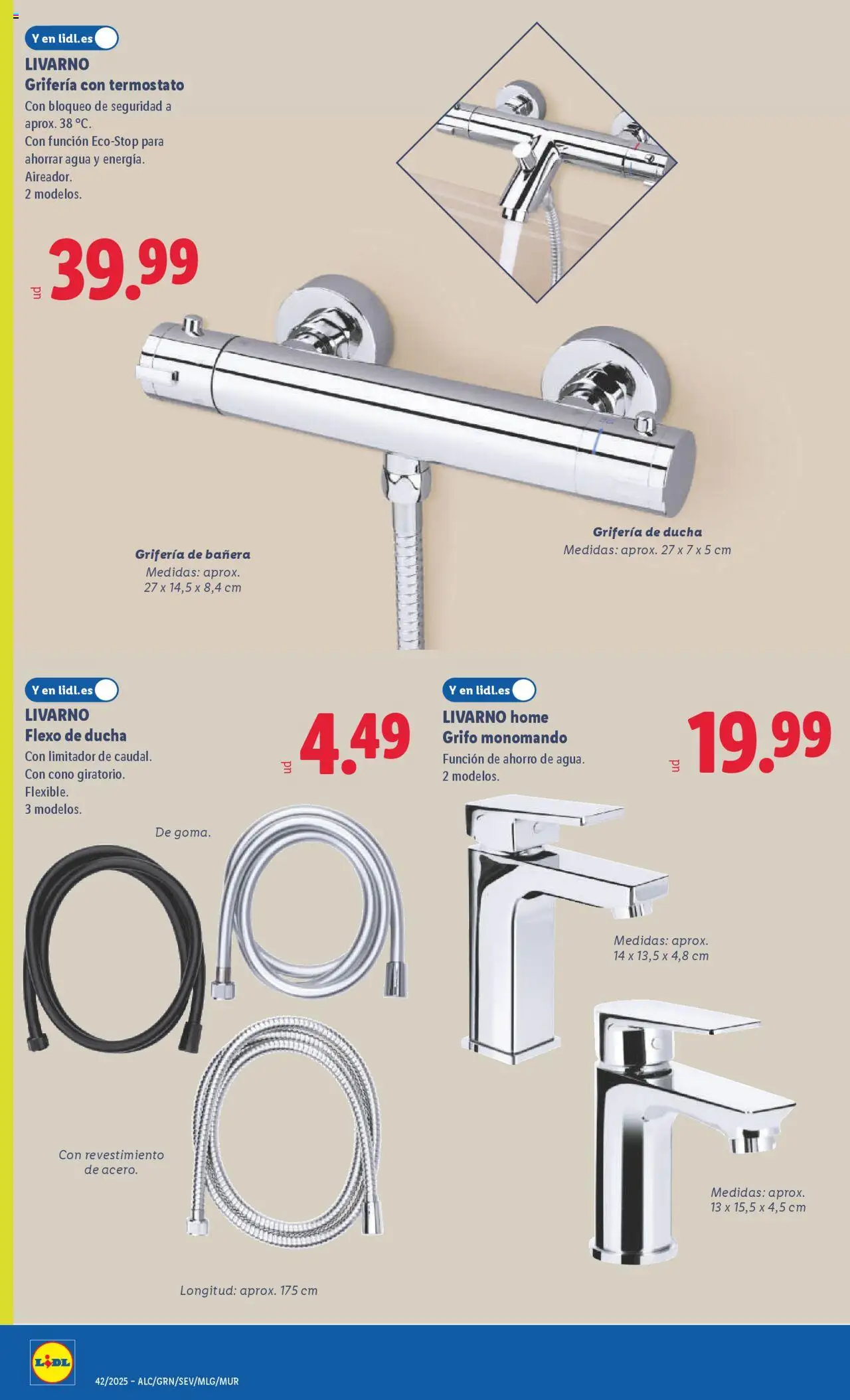 Lidl catálogo de bazar BCN │ válido desde el 13.10.2025 | Página: 22 | Productos: Ducha