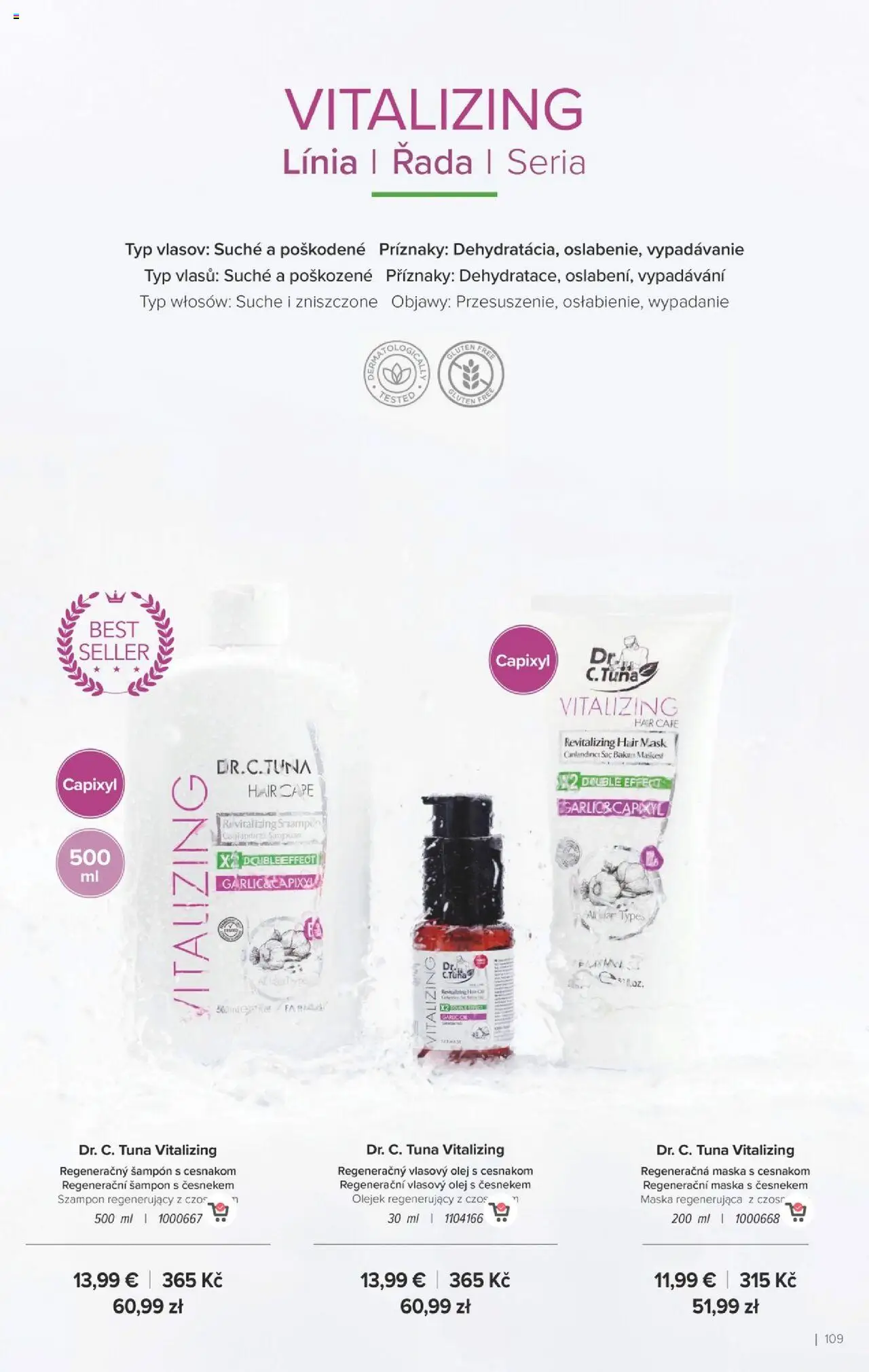 Nové Farmasi akcie – leták je platný od 24.09.2025 | Strana: 109 | Produkty: Olej, Šampón, Maska