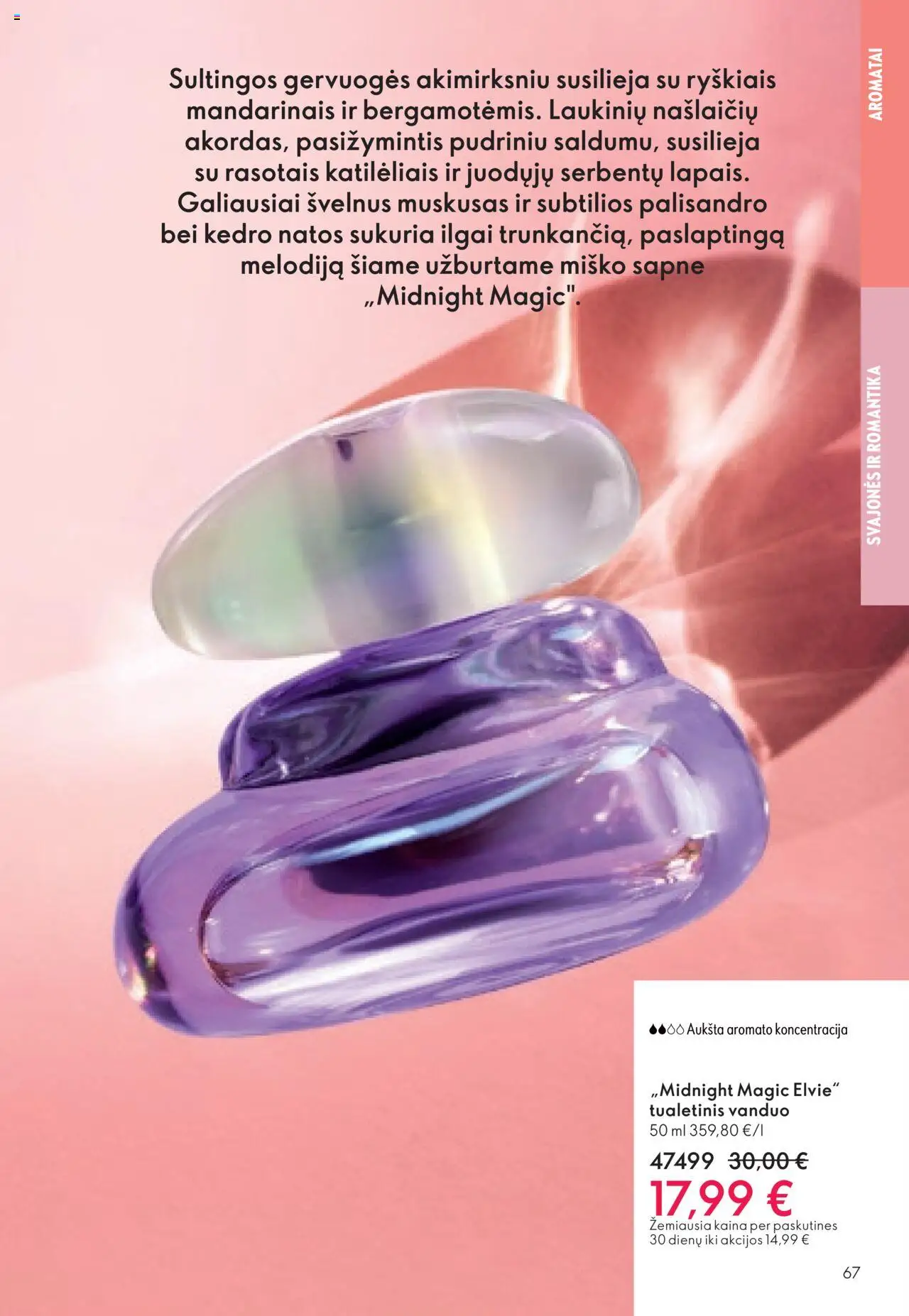 Oriflame akcijos nuo 08.10.2025 | Puslapis: 67 | Prekių: Tualetinis vanduo