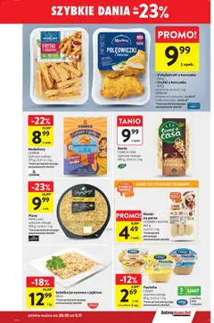 Pogląd oferty "Intermarche Gazetka" - ważna od 30.10.2025 | Strona: 23 | Produkty: Carbonara, Szynka, Pizza, Sałatka