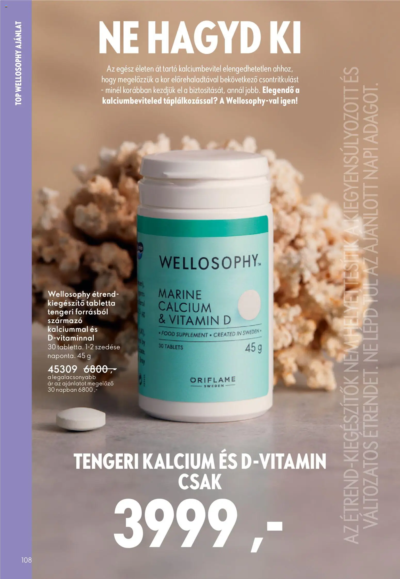 Oriflame akciós ujság - amely érvényes a következő dátumtól: 22.10.2025 | Oldal: 108 | Termékek: Vitamin d