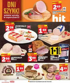 Pogląd oferty "Topaz Gazetka" - ważna od 05.02.2026 | Strona: 10 | Produkty: Piersi, Myśliwska, Szynka