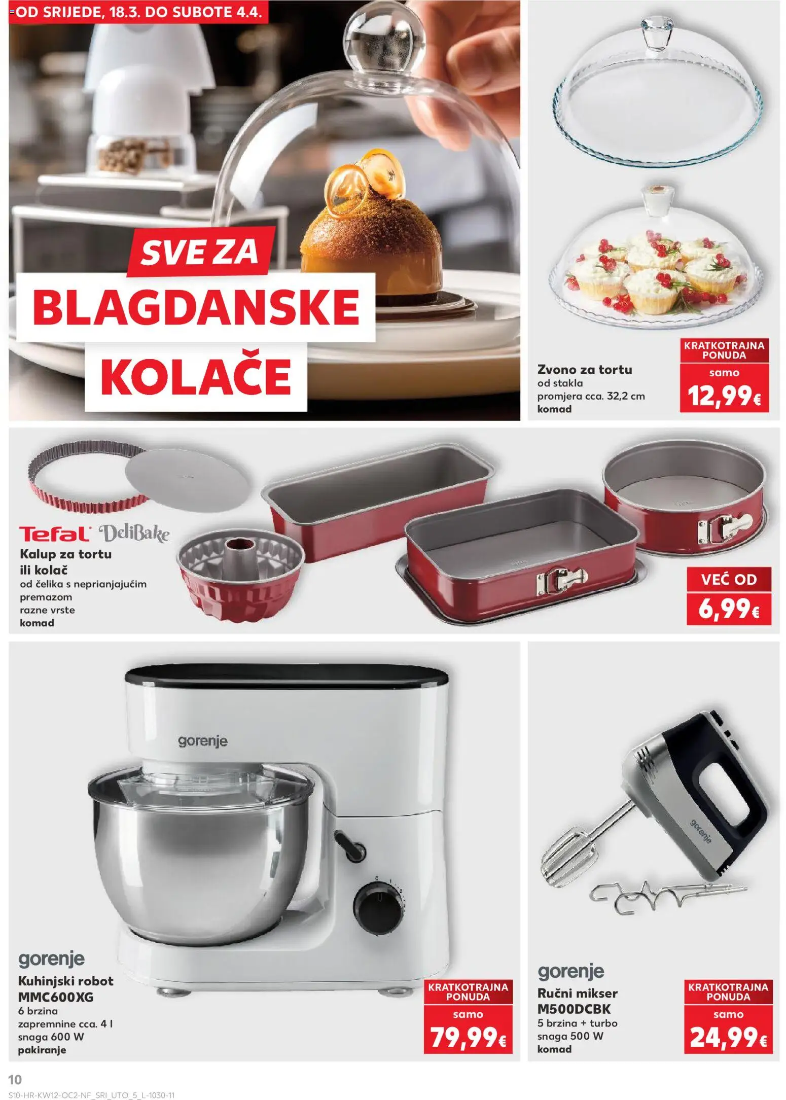 Kaufland HR akciós ujság - amely érvényes a következő dátumtól: 18.03.2026 | Oldal: 10 | Termékek: Robot