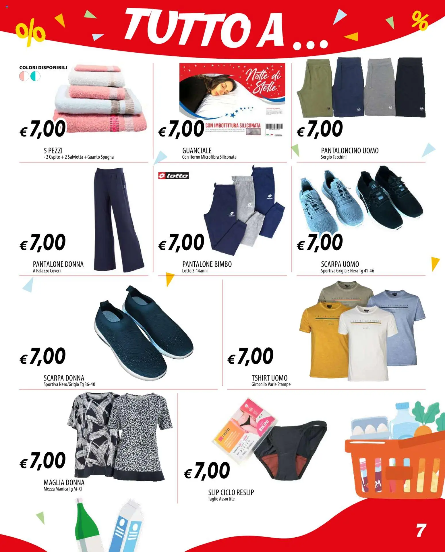 Volantino Galassia del 09.04.2026 | Pagina: 7 | Prodotti: Spugna, Slip, Bikini, Guanciale