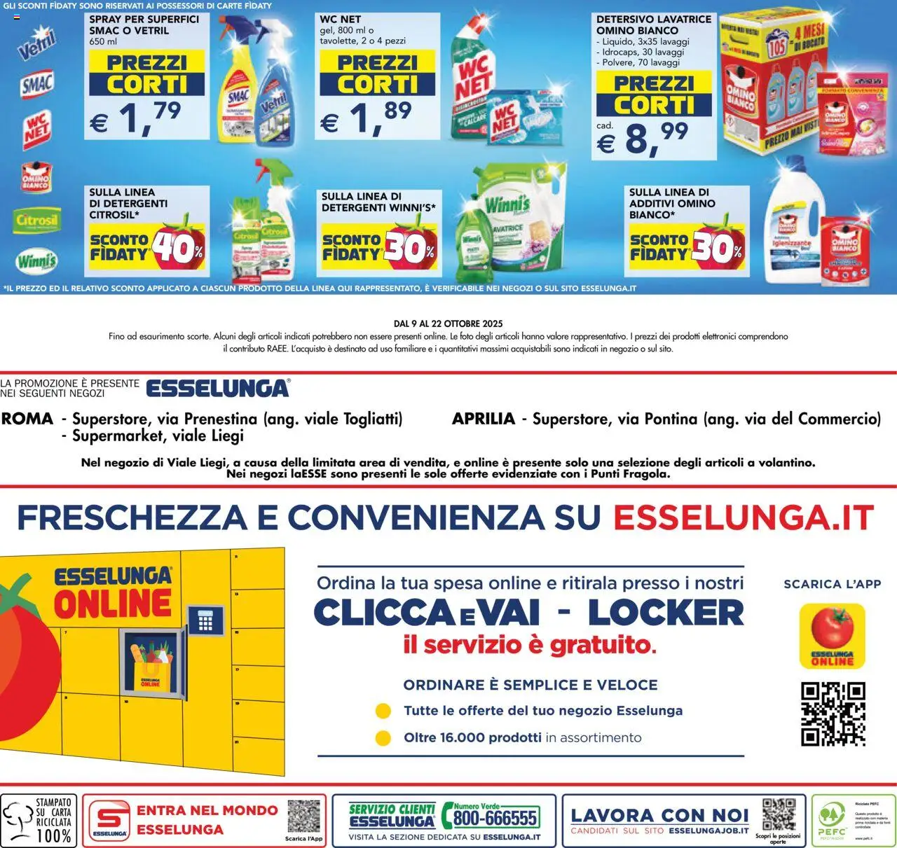 Volantino Esselunga S del 09.10.2025 | Pagina: 31 | Prodotti: Lavatrice, WC