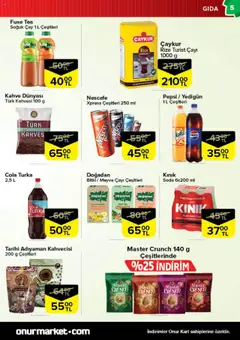 Onur Market Katalog - İstanbul - 16.09.2025 tarihinden itibaren geçerlidir | Sayfa: 5