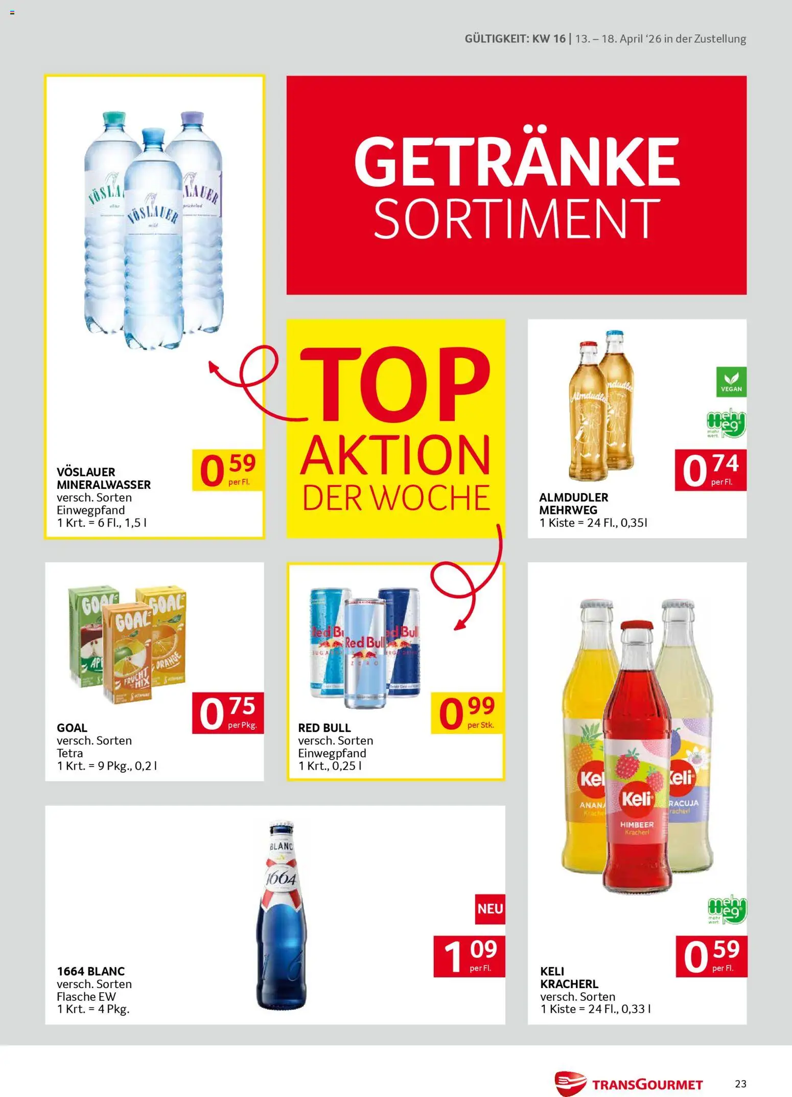Transgourmet Zustellaktion gültig ab 13.04.2026 | Seite: 23