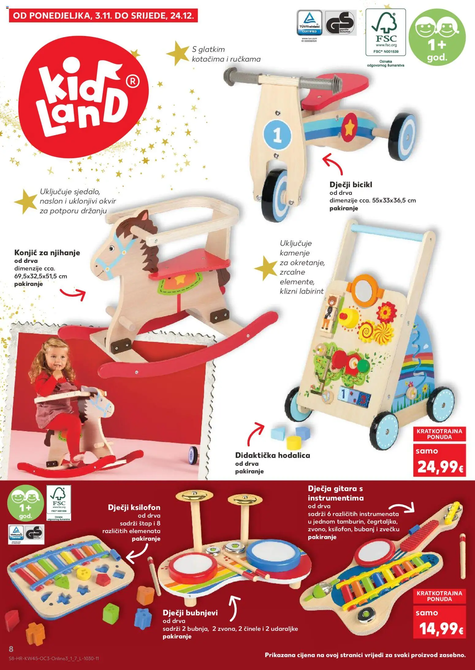 Kaufland HR akciós ujság - amely érvényes a következő dátumtól: 03.11.2025 | Oldal: 8