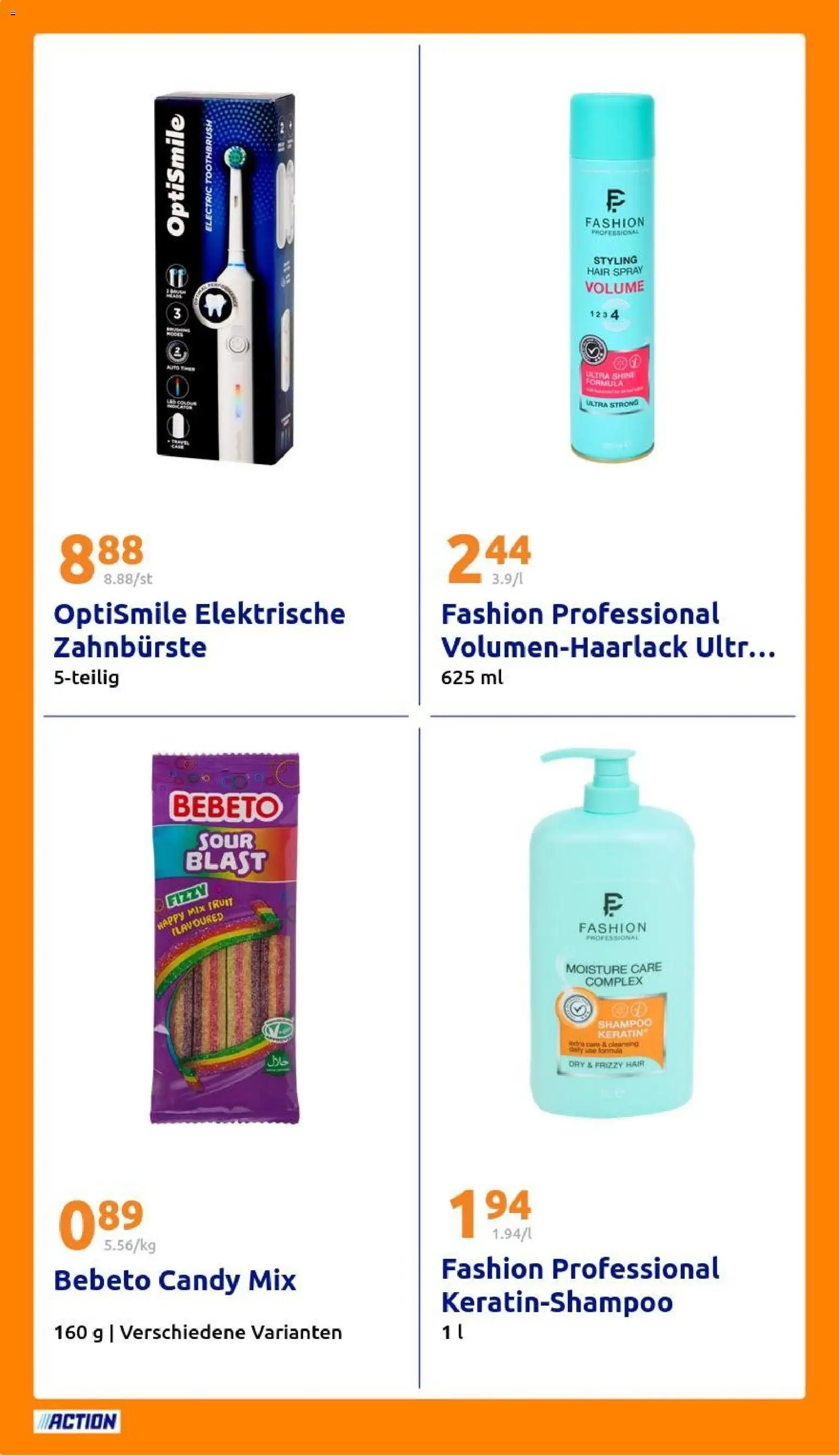 Action Flugblatt gültig ab 11.03.2026 | Seite: 24 | Produkte: Shampoo, Zahnbürste