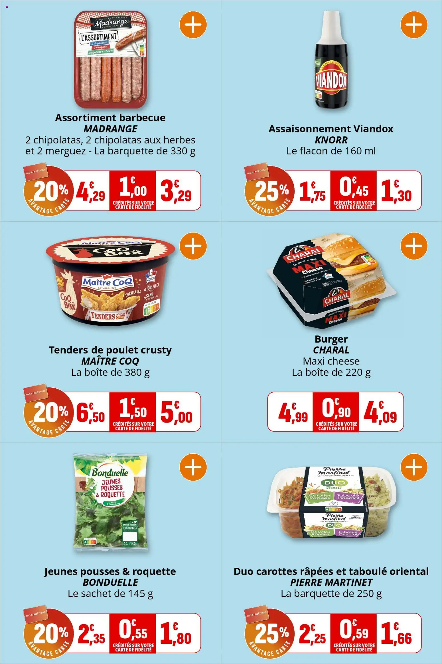 {H1} | Page: 6 | Produits: Carottes, Barbecue, Merguez, Roquette