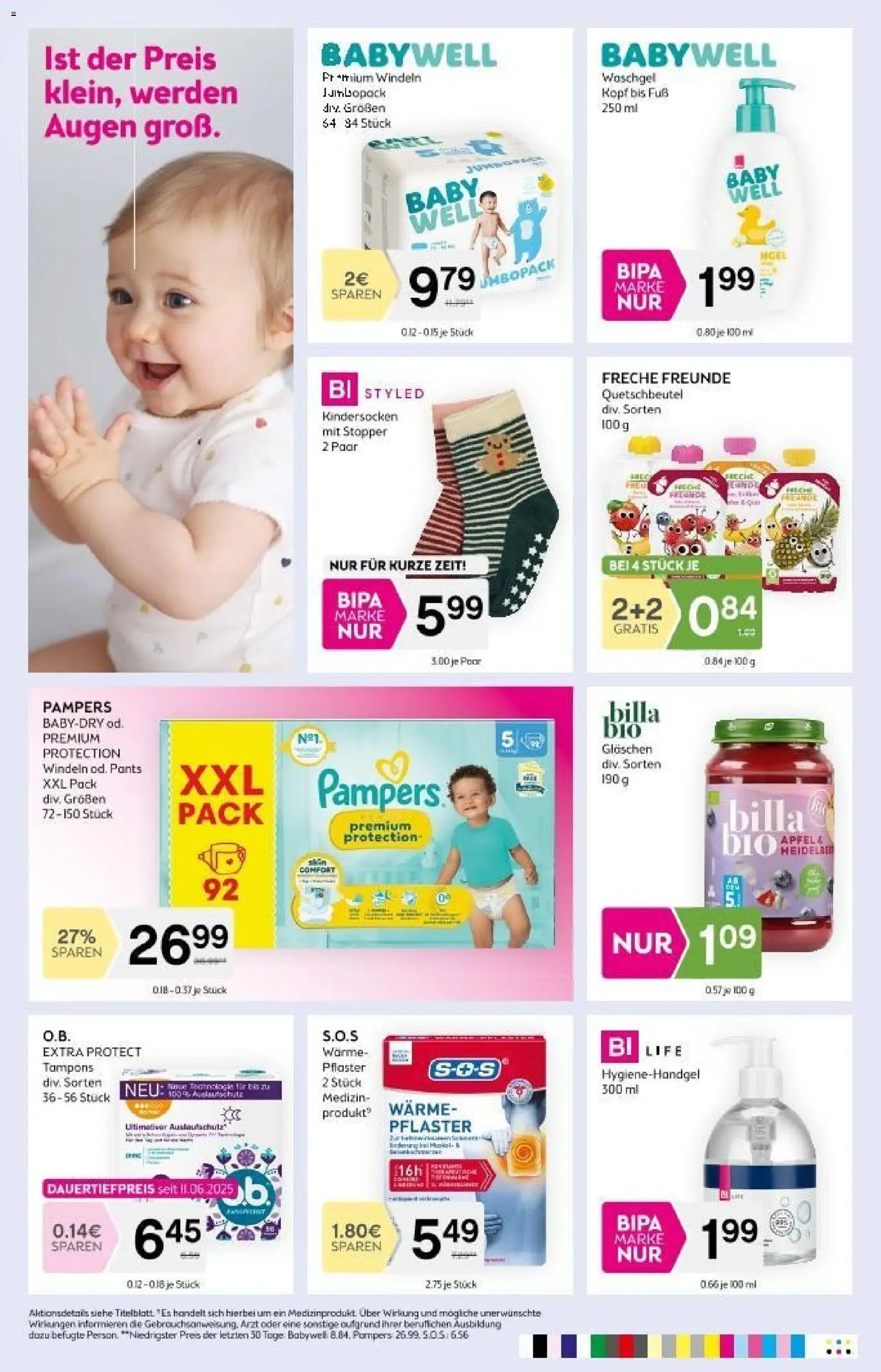 Bipa Flugblatt gültig ab 23.10.2025 | Seite: 10 | Produkte: Pampers