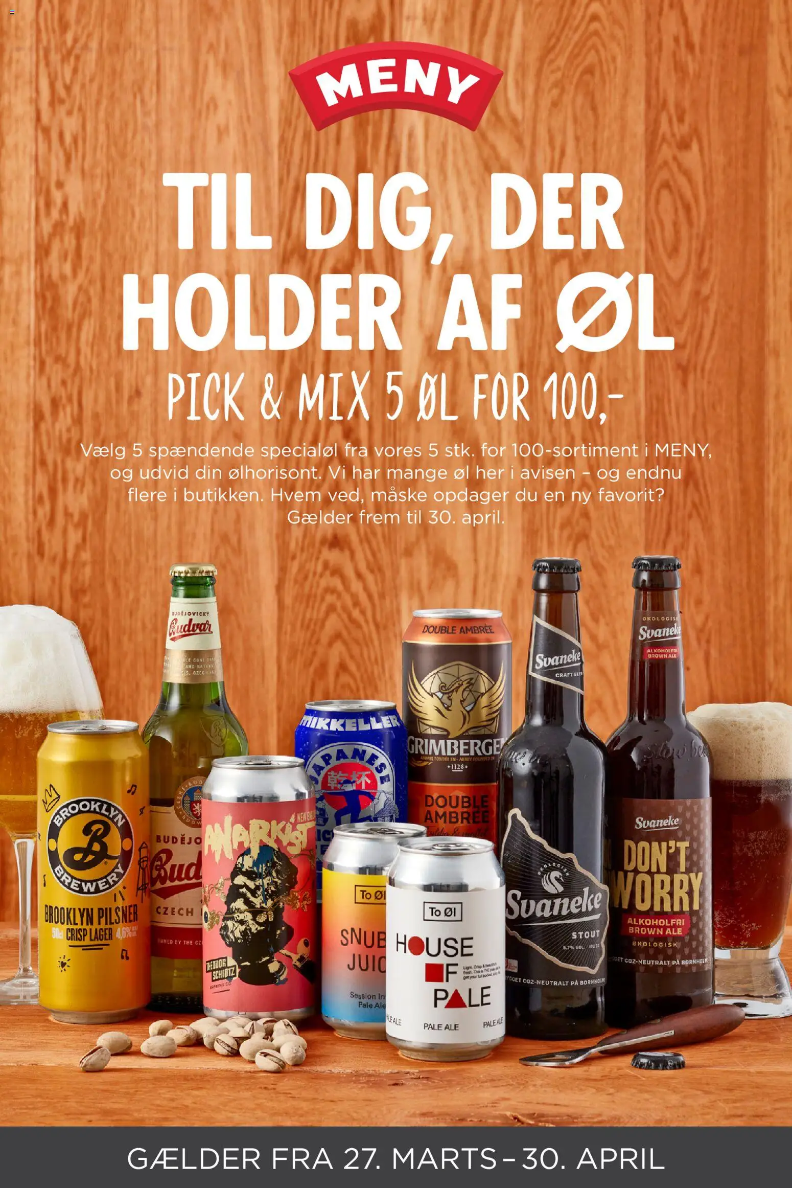 Meny tilbudsavis – gyldig fra 17.04.2026 | Side: 33 | Produkter: Maske, Øl