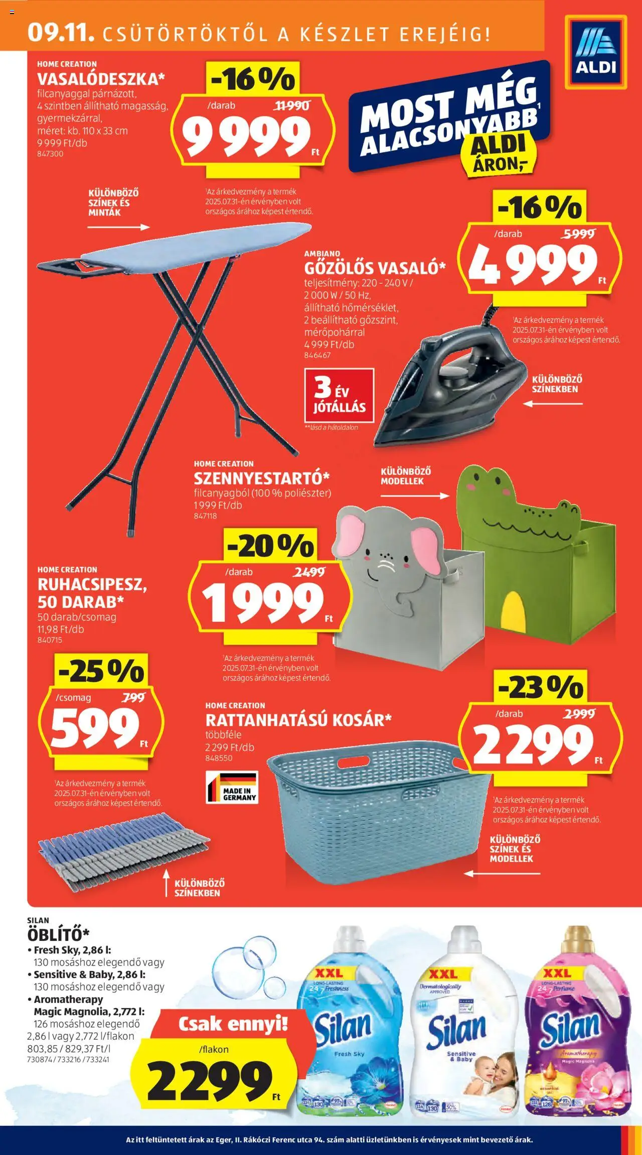 Aldi akciós ujság - amely érvényes a következő dátumtól: 11.09.2025 | Oldal: 3