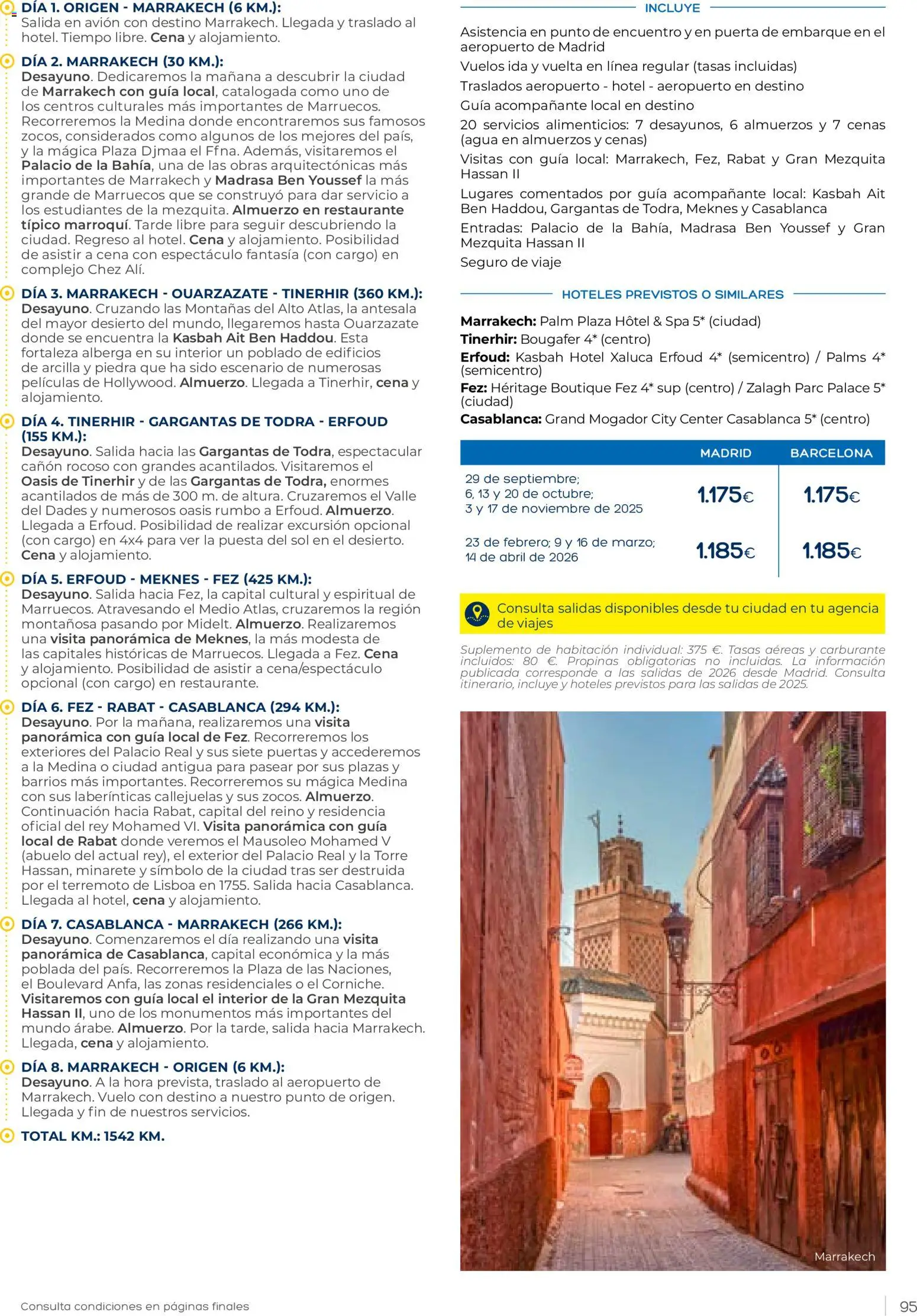 Viajes El Corte Inglés Vacaciones Económicas │ válido desde el 22.10.2025 | Página: 95