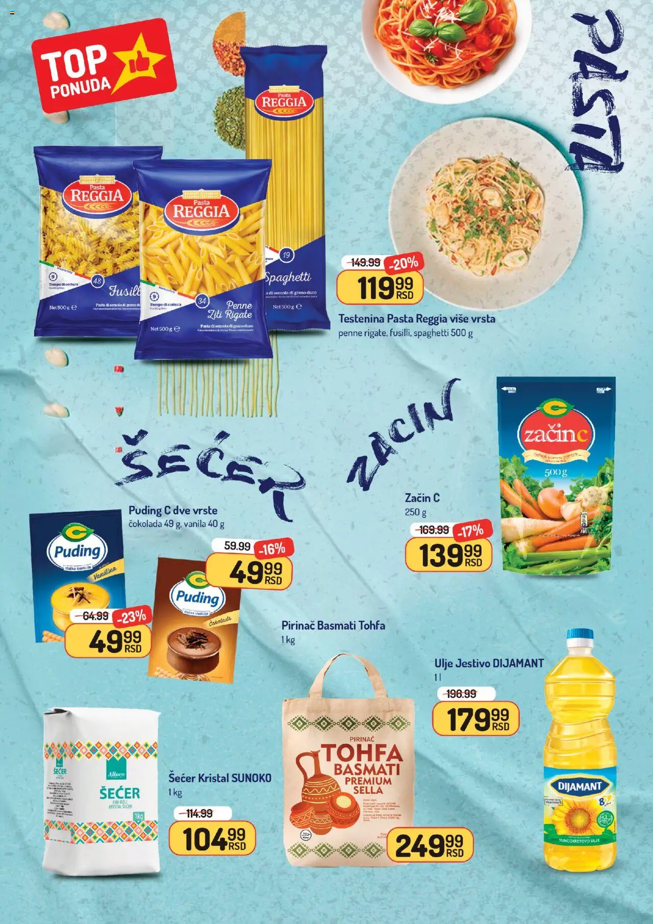 Aman katalog - važi od 20.06.2025 | Strana: 8 | Proizvode: Testenina, Šećer, Ulje, Suncokretovo ulje