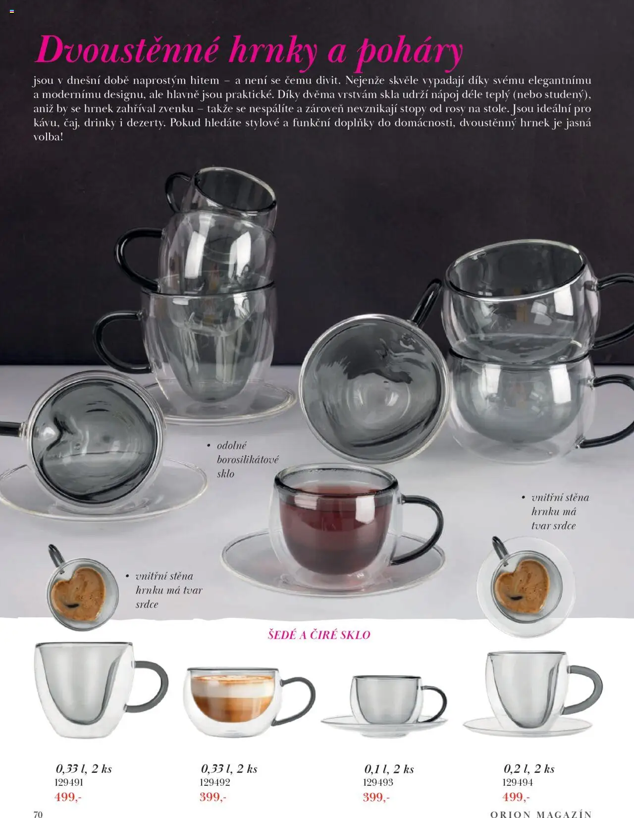 Orion katalog - Podzim/zima od 23.09.2025 | Strana: 70 | Produkty: Hrnky, Poháry, Hrnek