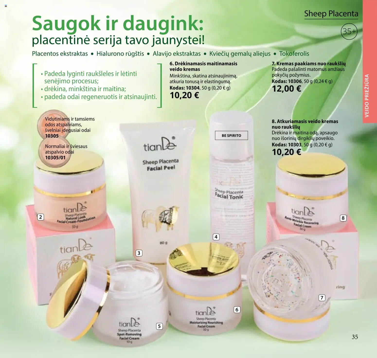 TianDe akcijos nuo 10.02.2026 | Puslapis: 35 | Prekių: Kremas, Aliejus