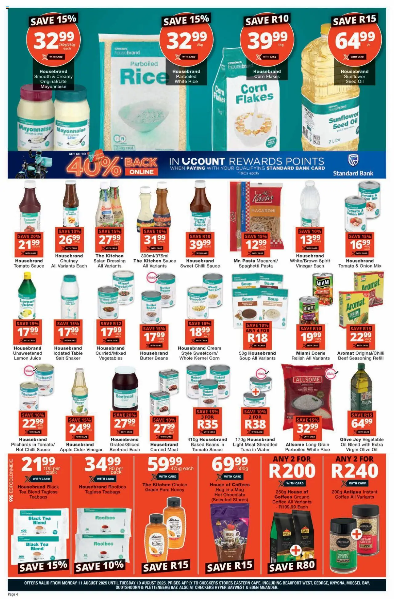 Checkers Eastern Cape - August Mid-Month Promotion │ valid from 11.08.2025 | Page: 4 | Products: Mug, Seasoning, Soup, Salad