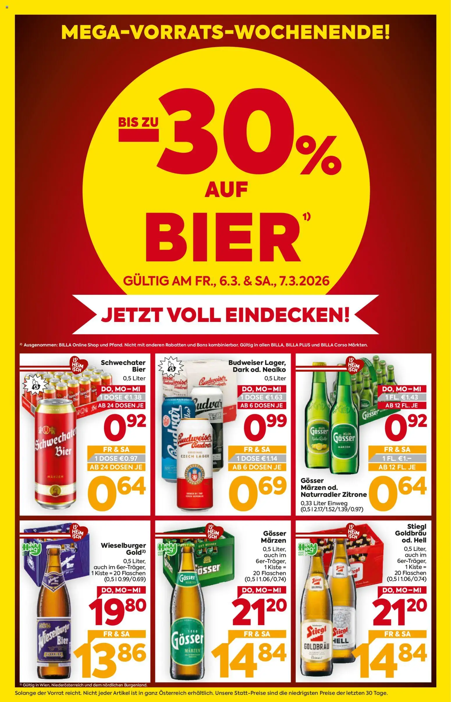 Billa Flugblatt - Burgenland gültig ab 05.03.2026 | Seite: 2 | Produkte: Zitrone, Bier