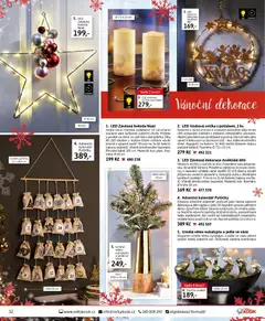 Náhled letáku Velký Košík katalog listopad 2025 od 01.11.2025 | Strana: 32 | Produkty: Korálky, Adventní kalendář, Svíčka, Baterie