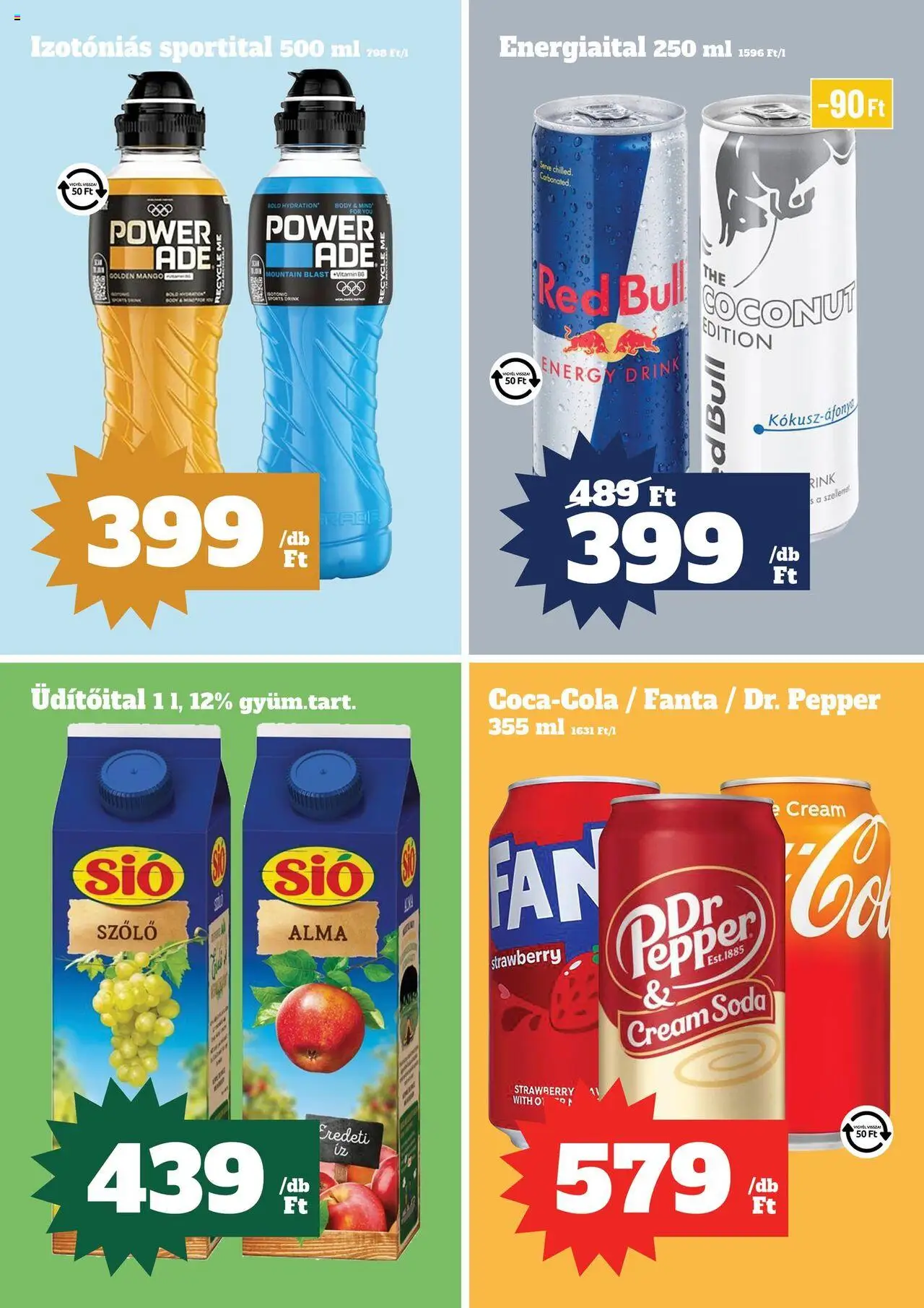 Family Diszkont akciós ujság - amely érvényes a következő dátumtól: 14.08.2025 | Oldal: 5 | Termékek: Szőlő, Red bull, Alma, Só