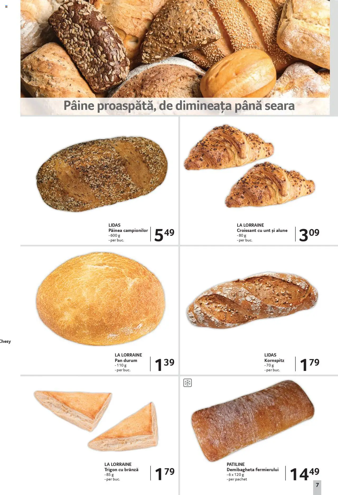 Catalog Selgros - Magazine Mici – valabil de la 08.08.2025 | Pagină: 7 | Produse: Alune, Unt, Brânză, Pâine