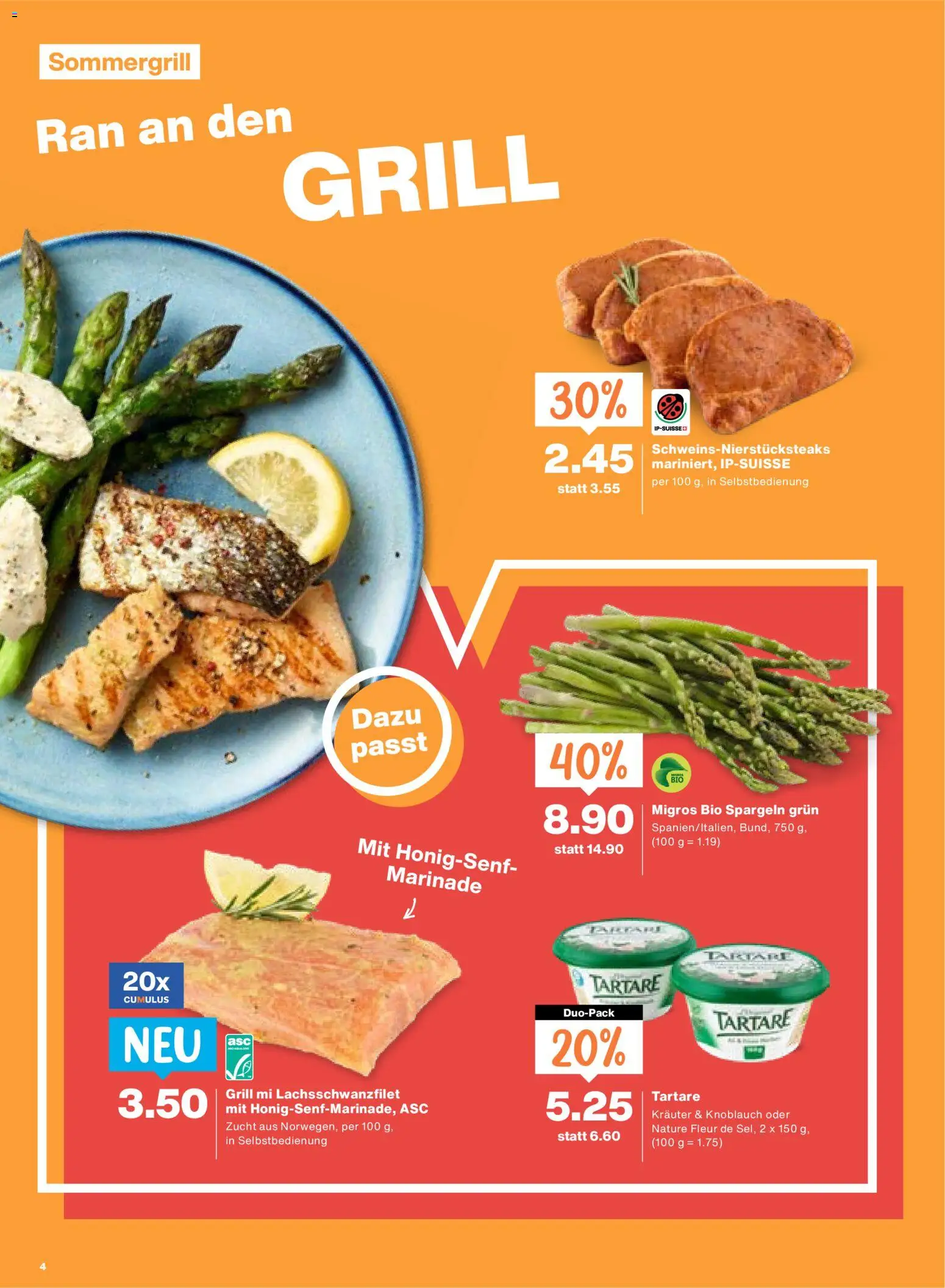 Migros aktionen – gültig ab 30.04.2026 | Seite: 4 | Produkte: Knoblauch, Grill