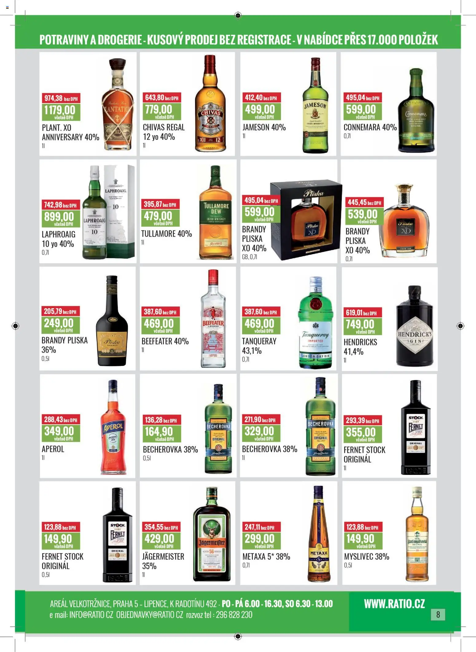 Ratio leták od 01.01.2026 | Strana: 9 | Produkty: Chivas, Fernet, Potraviny, Drogerie